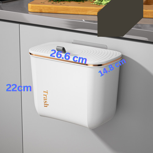 Wall mounted trash can - wall-mounted,