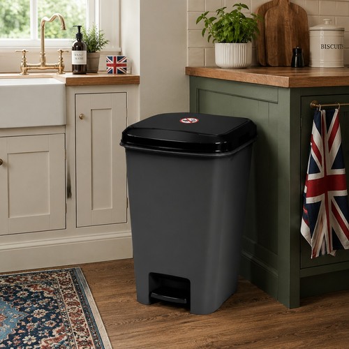 50l slim pedal bin - 50l, waste