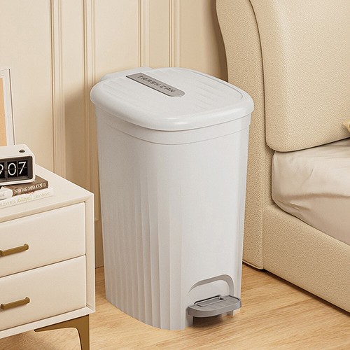 Narrow waste bin with lid - with, slim
