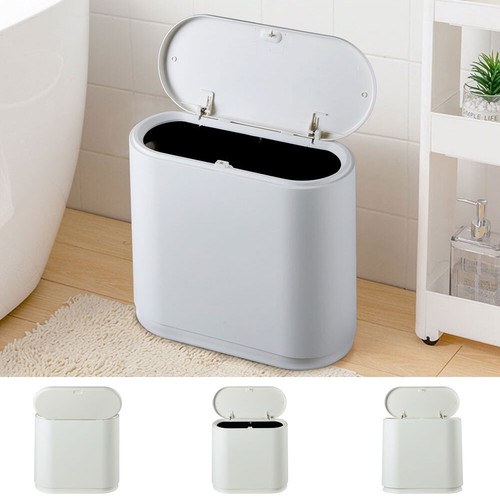 10l plastic waste bin bathroom - plastic,