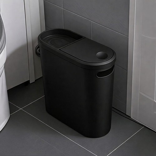Litre slim bathroom trash - litre,