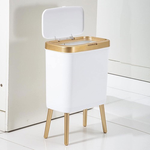 Nordic high foot dustbin with - high,