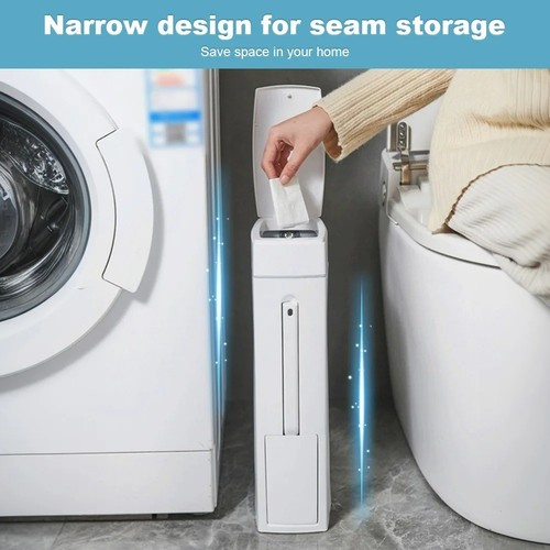 Slim bathroom rubbish with - slim,
