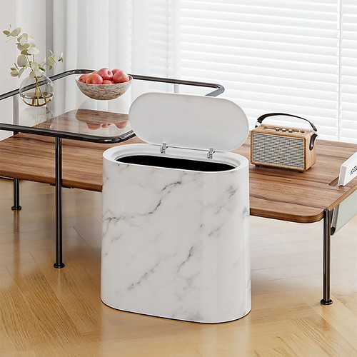 Narrow marble pattern trash - narrow,