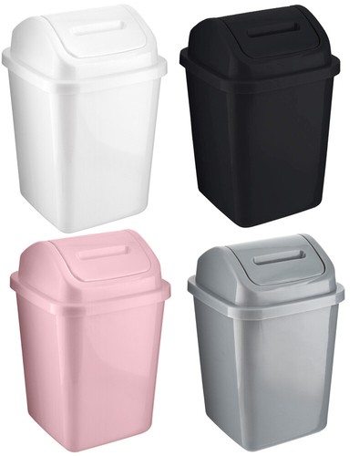Bathroom bin swing top dust - 5l,