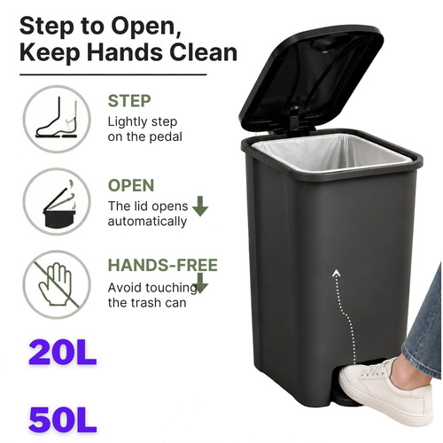 Pedal bin waste rubbish - bin,