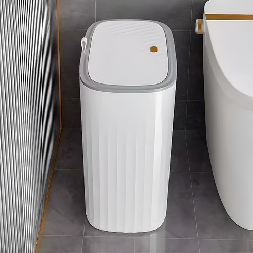 Slim plastic trash - plastic, can