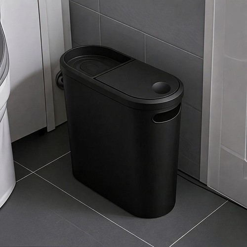 Slim bathroom trash garbage - slim,