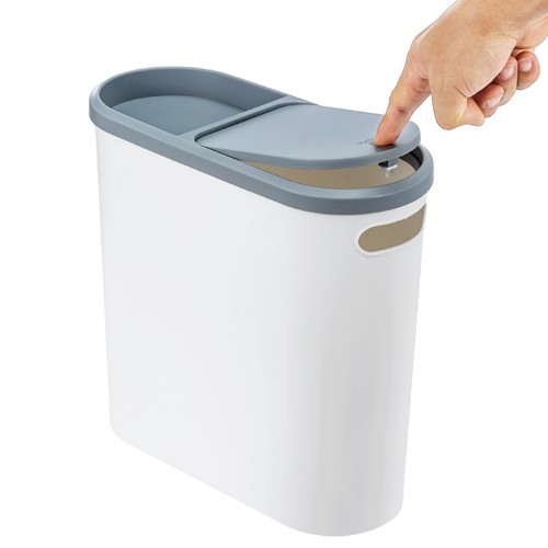 Narrow plastic waste bin - narrow,