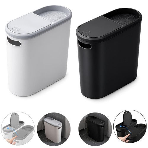 Slim bathroom trash - slim,