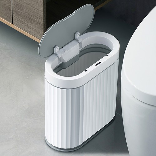 Slim bathroom toilet - trash, can