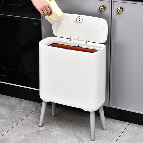 Slim trash can narrow kitchen - trash,