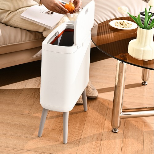 Slim bin narrow trash - bin,