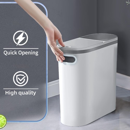 Bathroom trash can garbage - bathroom,