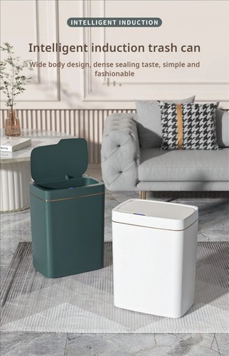 Smart bathroom trash can - smart,