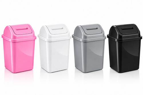 Bathroom bin swing top dust - bathroom,
