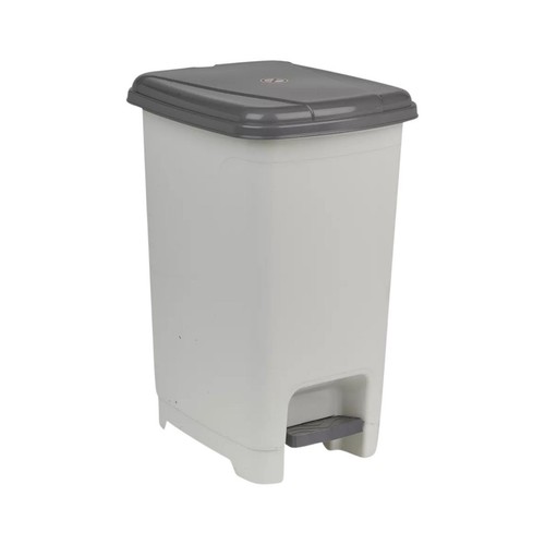 15l slim plastic pedal bin - 15l,