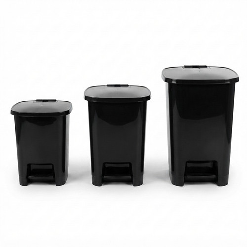 Slim pedal dustbin plastic - slim,